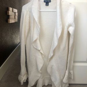 Dressy cream cardigan